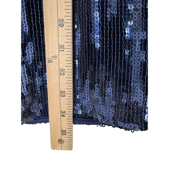 Free People Women's Navy Sophie Sequin A-Line Style‎ Mini Dress Size Small FLAW - Picture 10 of 10